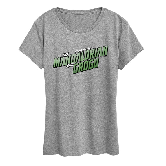 The Mandalorian And Grogu - Full Color Movie Logo - Women's Short Sleeve Graphic T-Shirt