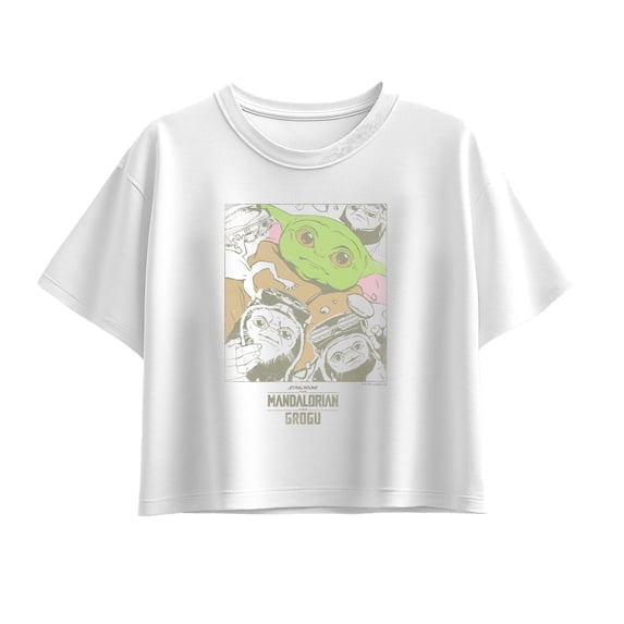 The Mandalorian And Grogu - Grogu And Friends - Youth Girls Boxy T-Shirt