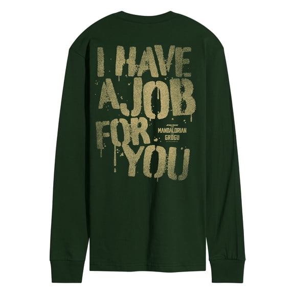 The Mandalorian And Grogu - Have Job For You - Men's Long Sleeve Graphic T-Shirt