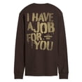 thumbnail image 1 of The Mandalorian And Grogu - Have Job For You - Men's Long Sleeve Graphic T-Shirt, 1 of 4
