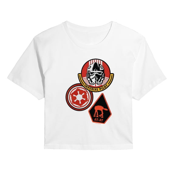 The Mandalorian And Grogu - Imperial Pilot - Juniors Cropped Graphic T-Shirt