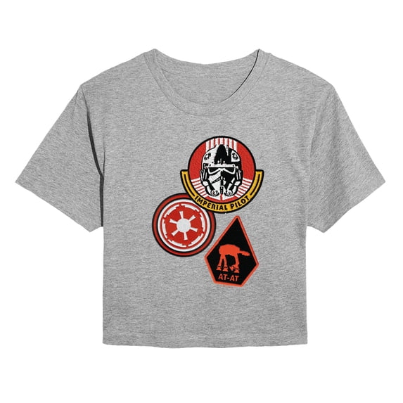 The Mandalorian And Grogu - Imperial Pilot - Juniors Cropped Graphic T-Shirt