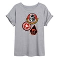 thumbnail image 1 of The Mandalorian And Grogu - Imperial Pilot - Juniors Oversized Graphic T-Shirt, 1 of 4