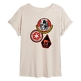 thumbnail image 1 of The Mandalorian And Grogu - Imperial Pilot - Juniors Oversized Graphic T-Shirt, 1 of 4