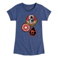 thumbnail image 1 of The Mandalorian And Grogu - Imperial Pilot - Youth Girls Fitted Short Sleeve T-Shirt, 1 of 4