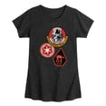 thumbnail image 1 of The Mandalorian And Grogu - Imperial Pilot - Youth Girls Fitted Short Sleeve T-Shirt, 1 of 4