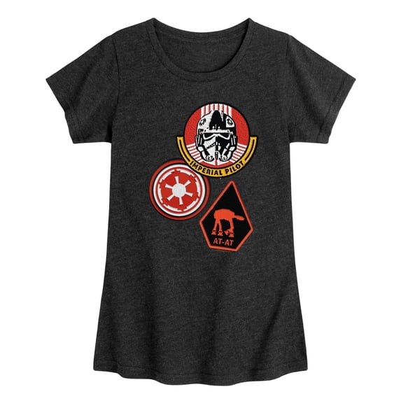 The Mandalorian And Grogu - Imperial Pilot - Youth Girls Fitted Short Sleeve T-Shirt