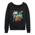 thumbnail image 1 of Star Wars - Pose Lightweight French Terry Wide Neck Long Sleeve Graphic Shirt, 1 of 4