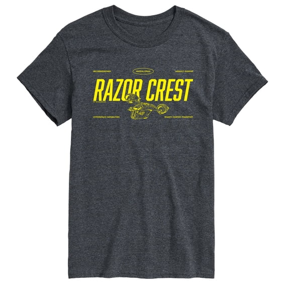 The Mandalorian And Grogu - Razor Crest Jersey - Men's Short Sleeve Graphic T-Shirt
