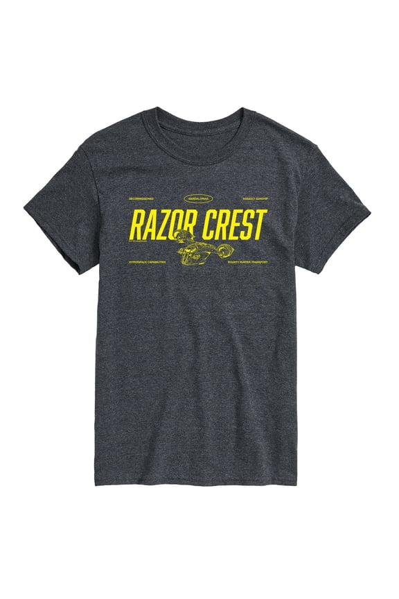 The Mandalorian And Grogu - Razor Crest Jersey - Men's Short Sleeve Graphic T-Shirt