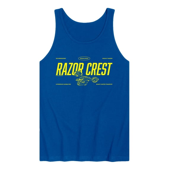 The Mandalorian And Grogu - Razor Crest Jersey - Men's Sleeveless Graphic Tank