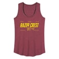thumbnail image 1 of The Mandalorian And Grogu - Razor Crest Jersey - Women's Racerback Graphic Tank, 1 of 4