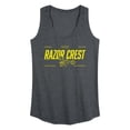 thumbnail image 1 of The Mandalorian And Grogu - Razor Crest Jersey - Women's Racerback Graphic Tank, 1 of 3