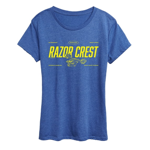 The Mandalorian And Grogu - Razor Crest Jersey - Women's Short Sleeve Graphic T-Shirt