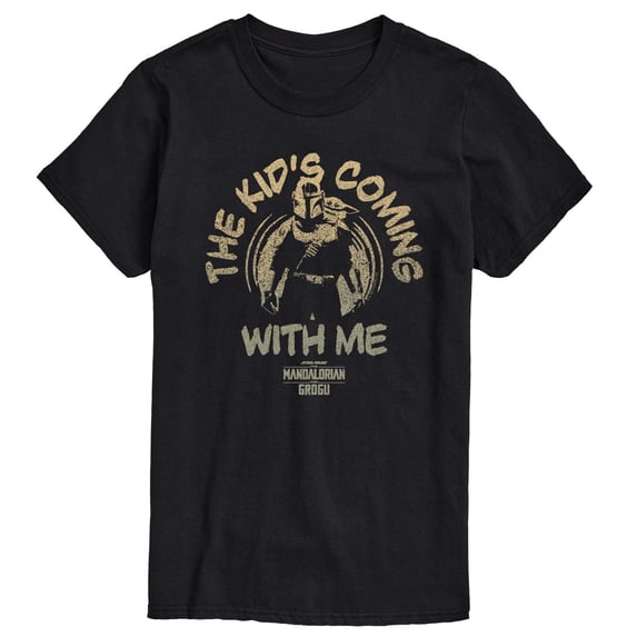 The Mandalorian And Grogu - The Kid's Coming With Me - Men's Short Sleeve Graphic T-Shirt