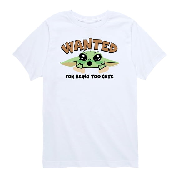 Star Wars - Wanted For Being Too Cute Toddler Short Sleeve Graphic T-Shirt