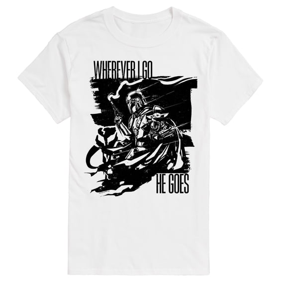 The Mandalorian And Grogu - Wherever I Go - Men's Short Sleeve Graphic T-Shirt