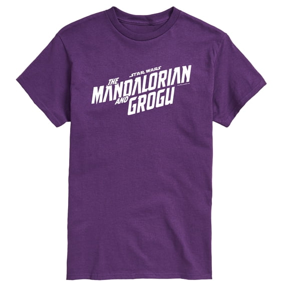 The Mandalorian And Grogu - White Movie Logo - Men's Short Sleeve Graphic T-Shirt