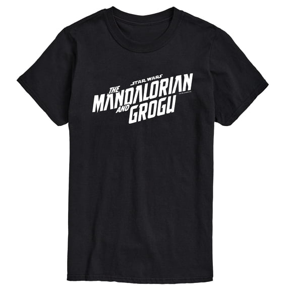The Mandalorian And Grogu - White Movie Logo - Men's Short Sleeve Graphic T-Shirt