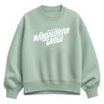 thumbnail image 1 of The Mandalorian And Grogu - White Movie Logo - Women's Oversized Fleece Crew Sweatshirt, 1 of 3