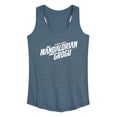 thumbnail image 1 of The Mandalorian And Grogu - White Movie Logo - Women's Racerback Graphic Tank, 1 of 4