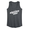 thumbnail image 1 of The Mandalorian And Grogu - White Movie Logo - Women's Racerback Graphic Tank, 1 of 3