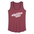 thumbnail image 1 of The Mandalorian And Grogu - White Movie Logo - Women's Racerback Graphic Tank, 1 of 4
