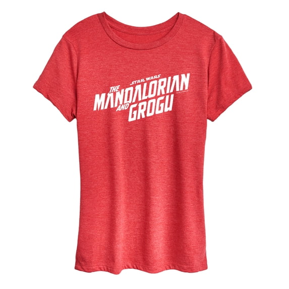 The Mandalorian And Grogu - White Movie Logo - Women's Short Sleeve Graphic T-Shirt
