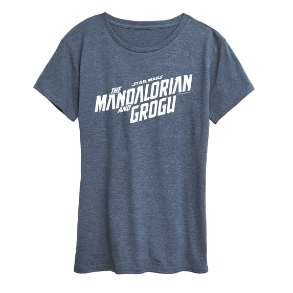 The Mandalorian And Grogu - White Movie Logo - Women's Short Sleeve Graphic T-Shirt