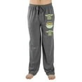 thumbnail image 1 of The Mandalorian Baby Grogu Star Wars Mens Grey Sleep Pajama Pants-Small, 1 of 7