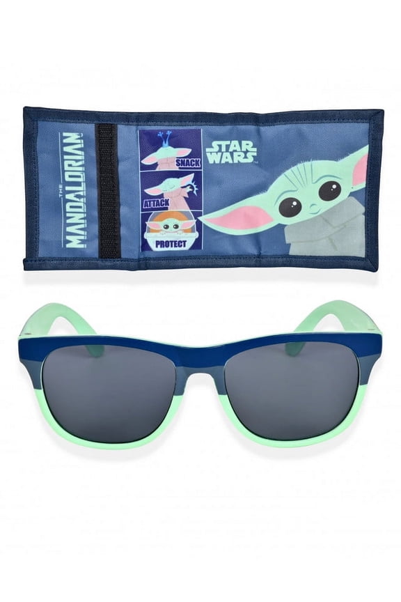 Boy's Sunglasses and Tri-Fold Wallet Set