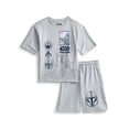 thumbnail image 1 of The Mandalorian Boys Graphic Tee and Fleece Shorts Set, 2-Piece, Sizes 4-16, 1 of 3