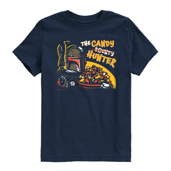 The Mandalorian - Candy Hunter - Youth Boys Short Sleeve Graphic T-Shirt
