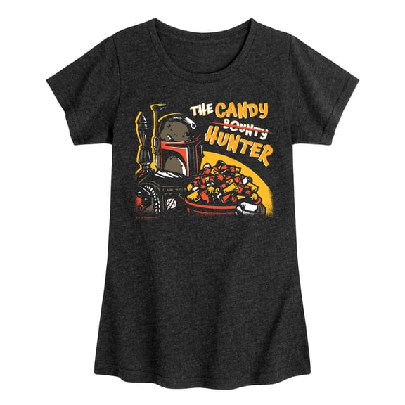 The Mandalorian - Candy Hunter - Youth Girls Fitted Short Sleeve T-Shirt