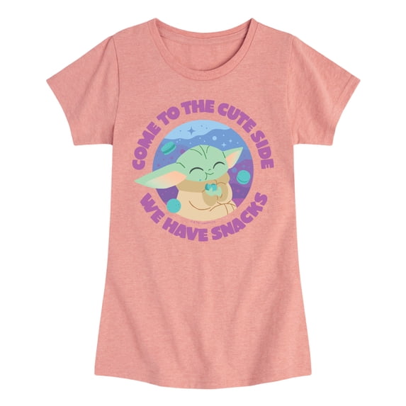 The Mandalorian - Come To The Cute Side - Youth Girls Short Sleeve T-Shirt
