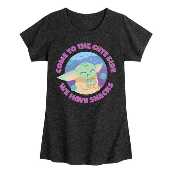 The Mandalorian - Come To The Cute Side - Youth Girls Short Sleeve T-Shirt