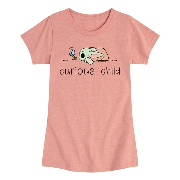 The Mandalorian - Curious Child Grogu - Youth Girls Short Sleeve T-Shirt