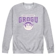 thumbnail image 1 of Star Wars - Cute Grogu Collegiate - Men's Crew Fleece Sweatshirt, 1 of 4
