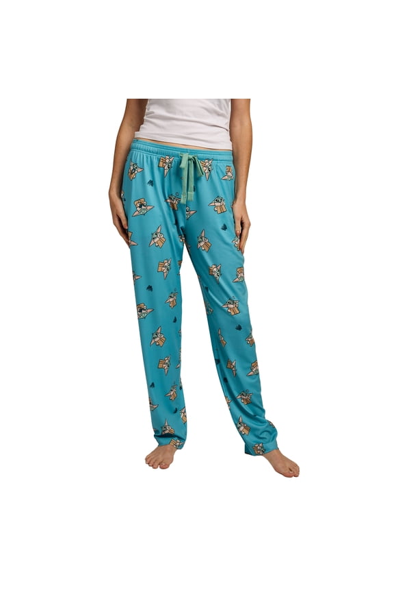 The Mandalorian Grogu All-Over Print Women’s Sleep Pajama Pants -XXL