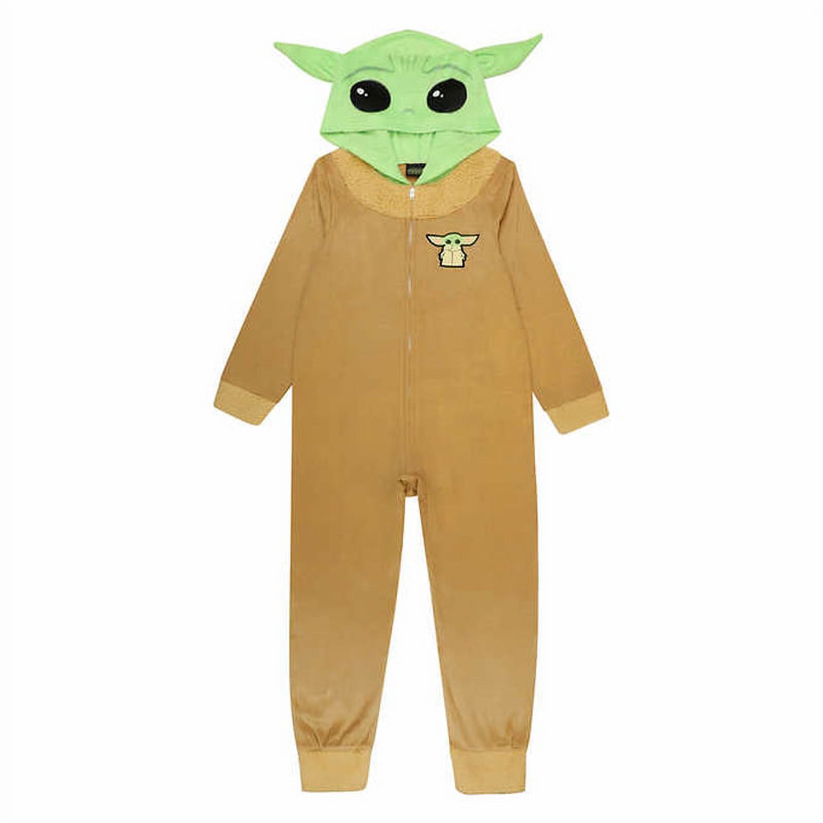 The Mandalorian Grogu Baby Yoda Boy's Girl's Fleece Costume Pajama