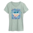 thumbnail image 1 of Star Wars - Grogu Flowers - Women's Short Sleeve Graphic T-Shirt, 1 of 3