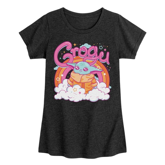 The Mandalorian - Grogu Kawaii - Youth Girls Short Sleeve T-Shirt