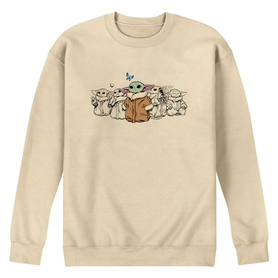 The Mandalorian - Grogu Multi - Men's Crew Fleece Sweatshirt