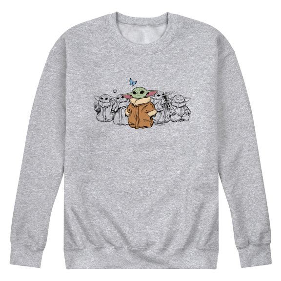 The Mandalorian - Grogu Multi - Men's Crew Fleece Sweatshirt