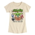 thumbnail image 1 of Star Wars - Grogu Notebook - Youth Girls Fitted Short Sleeve T-Shirt, 1 of 5