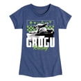 thumbnail image 1 of Star Wars - Grogu Racing Jersey - Youth Girls Fitted Short Sleeve T-Shirt, 1 of 4