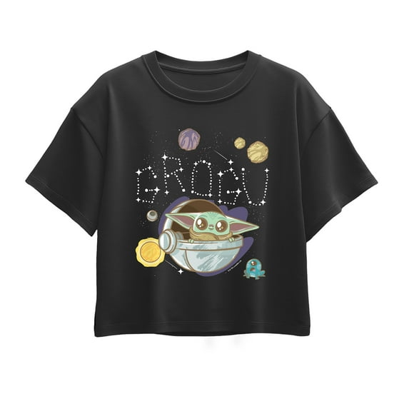 Star Wars - Grogu Space - Youth Girls Boxy T-Shirt