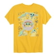 thumbnail image 1 of The Mandalorian - Grogu Stickers - Youth Short Sleeve Graphic T-Shirt, 1 of 5