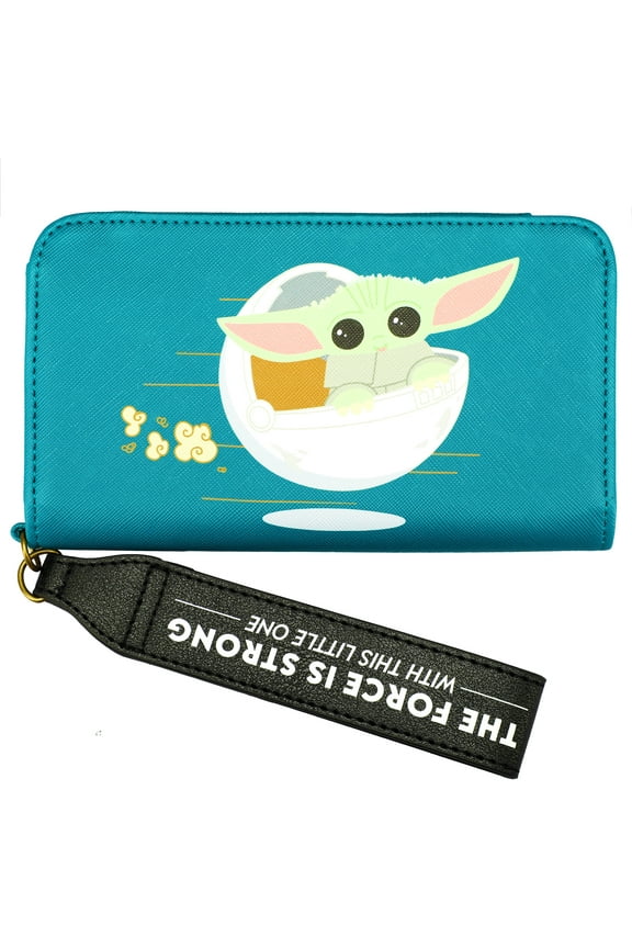 The Mandalorian Grogu Tech Wallet Wristlet