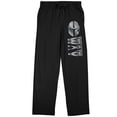 thumbnail image 1 of The Mandalorian Helmet This is the Way Men's Black Drawstring Sleep Pajama Pants-XL, 1 of 3